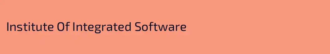 Institute Of Integrated Software